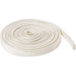 Rebower Fiberglass Sleeve Insulated Cable Protection Tube [for High-Temperature Applications] - 9.84Ft-8mm / White in Saudi Arabia