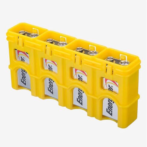 Storacell SL9VMG by Powerpax SlimLine 9V Battery Caddy, Military Green, Holds 4 Batteries in Saudi Arabia