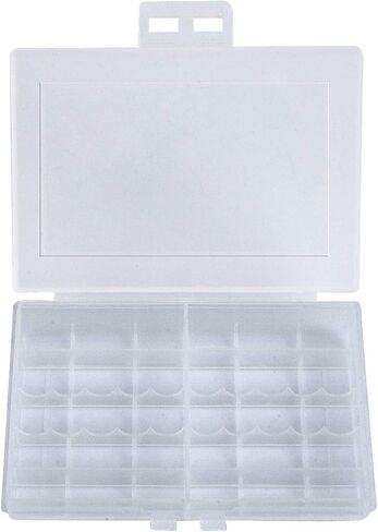 YXQ AA AAA Battery Storage Box Organizer Holder Portable Clear Plastic Case Container - Holds 20xAA+14xAAA Batteries in Saudi Arabia