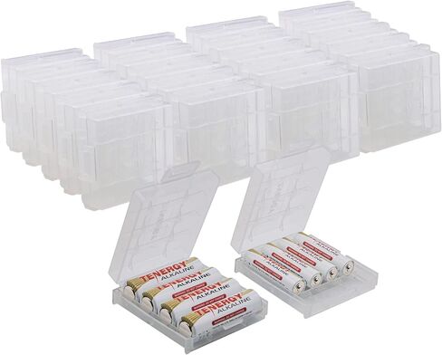 Tenergy 10 Pack Plastic Storage Case for AA/AAA Batteries (Batteries Sold Separately) in Saudi Arabia