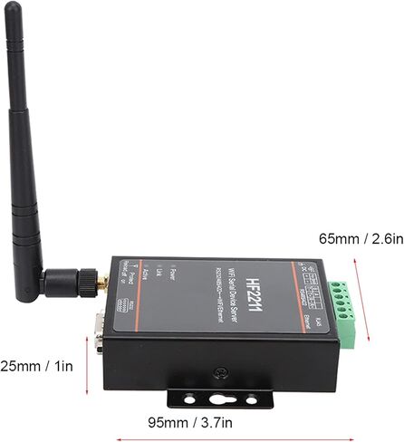 HF2211 Serial Network Server Serial Server Ethernet DTU Network Communication 5 to 36VDC with Device Servers in Saudi Arabia