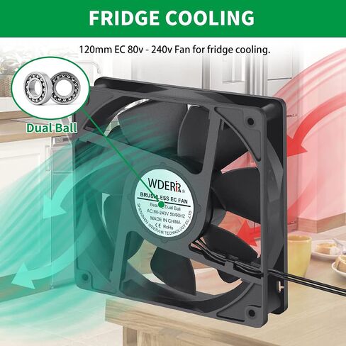 EC 60mm x 25mm Mini Muffin Fan Cooling Axial AC 110v 120v 220v 240v in Kuwait