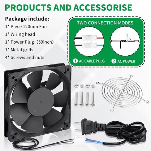 EC 60mm x 25mm Mini Muffin Fan Cooling Axial AC 110v 120v 220v 240v in Kuwait