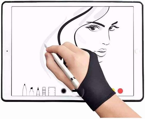 Art 2-Finger Glove for Drawing Tablets Lycra Glove Artist Drawing Glove for Graphics Tablet Light Box Tracing Light Pad in Kuwait
