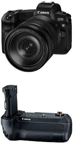 Canon EOS R RF24-105mm F4-7.1 IS STM Lens Kit, Vlogging and Content Creator Camera 4K UHD, Digital Single-Lens Non-Reflex AF/AE, 0.4 Magnification, Mirrorless and Full-Frame, Compact & Lightweight in Kuwait