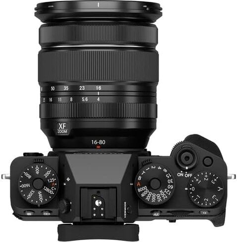 كاميرا Fujifilm X-T5 الرقمية بدون مرآة مع حزمة عدسة XF 16-80 مم f/4 R OIS WR، تتضمن: بطاقة ذاكرة SanDisk Extreme PRO SDXC بسعة 128 جيجابايت، بطارية Fujifilm NP-W235 الاحتياطية + المزيد (فضي) in Saudi Arabia