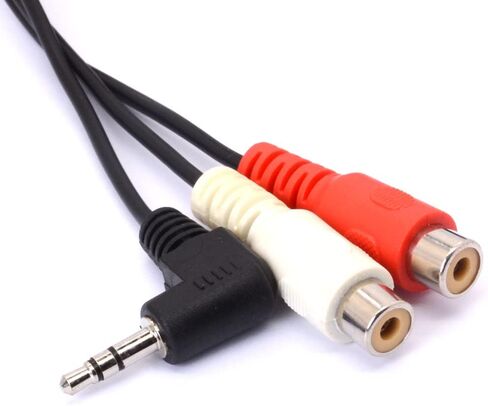 كابل صوت Din 8 Pin إلى RCA و3.5 مم، قابس ذكر 8 Pin DIN إلى 3.5 مم + كابل محول AUX ستيريو TRS ذكر 2RCA لمشغل CD ومضخم الصوت 1.8 متر / 6 قدم (ذكر RCA) in Kuwait