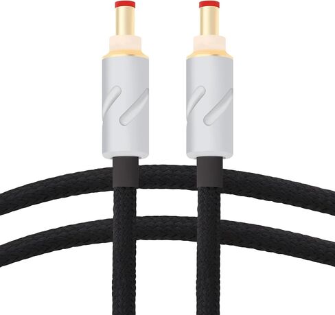 كابل Monosaudio HiFi Audio DC 2.5 مم/2.1 مم عالي النقاء OFC 4N 99.998% من الفضة النقية Audiophile صوت مخصص DC5.5-2.1 خط 1A-3A للصوت، ومكبرات الصوت، ومكبرات الصوت S، والمسرح المنزلي، أمبير (1M/3.3Ft) in Kuwait