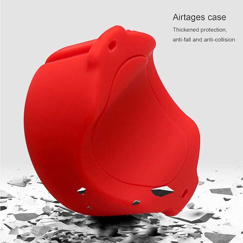 جراب من السيليكون بحلقة تثبيت على الدراجة الهوائية TCPQX AirTag، مقاوم للماء ومضاد للصدمات ومضاد للفقد لملحقات دعامة الدراجة مع طبقة واقية in Kuwait