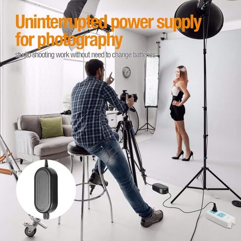 قطعتان من بطاريات LP-E10 + محول طاقة تيار متردد ACK-E10 لكاميرات Canon EOS Rebel T3 T5 T6 T7 T100 Kiss X50 X70 X80 X90 1100D 1200D 1300D 1500D 4000D (متوافقة بنسبة 100% مع الأصلي) in Kuwait