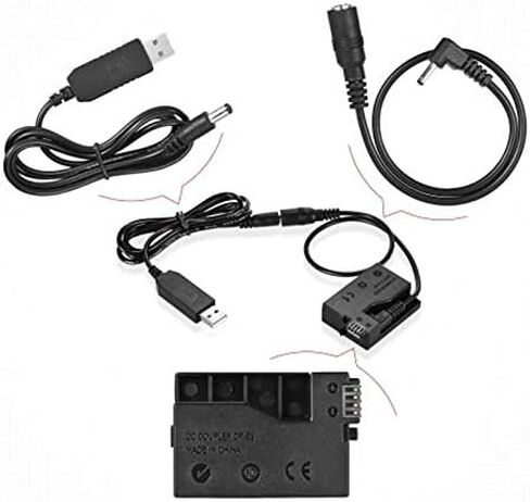 Honza -E8 بطارية الدمية مع كابل محول USB لبنك الطاقة DC لاستبدال LP-E8 لكاميرات 550D 600D 650D 700D DSLR in Kuwait