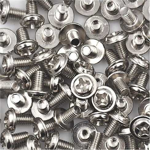100pcs M3 Screws High Quality Screw Anchor Quick Self-Tapping Screws for Universal Laptop and Hard Drive Hex Screws in Saudi Arabia