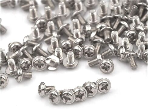 100pcs M3 Screws High Quality Screw Anchor Quick Self-Tapping Screws for Universal Laptop and Hard Drive Hex Screws in Saudi Arabia