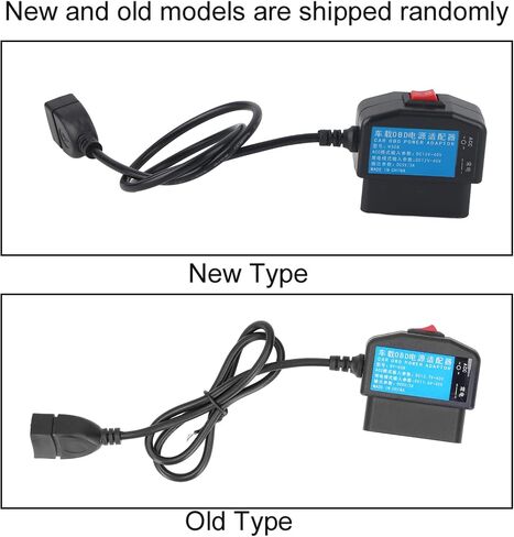 كابل طاقة Yosoo Health Gear obd، كابل محول طاقة 48 سم/18.9 بوصة obd مع زر تبديل وضع Acc حماية الجهد المنخفض مناسب لشحن هاتف كاميرا داش in Saudi Arabia