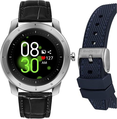 ساعة Kenneth Cole New York Wellness Watch الذكية المزودة بتقنية الصحة والأوضاع الرياضية وقدرات الهاتف الذكي in Saudi Arabia