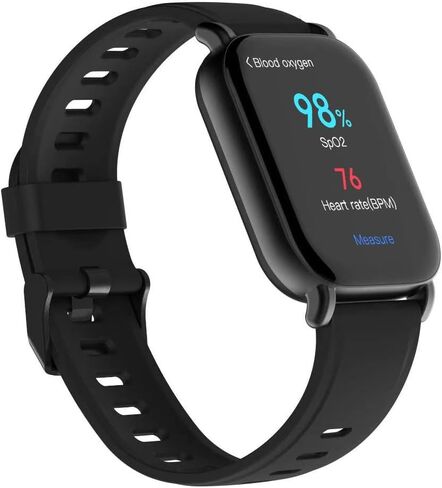 3Plus Vibe Pro Watch Series 1.78in شاشة AMOLED كبيرة تعمل باللمس، الصحة واللياقة البدنية، بطارية تدوم 21 يومًا، ساعة ذكية لتعقب النوم، BO2، معدل ضربات القلب، مقاومة للماء 5ATM in Kuwait