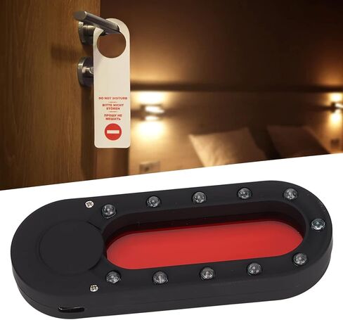 جوينك كاشف كاميرا التجسس الخفية، كاشف كاميرا شخصية مخفية محمول ومسح بالاشعة تحت الحمراء، 11 مصباح بالاشعة تحت الحمراء من النوع C كاشف مضاد للمراقبة in Kuwait