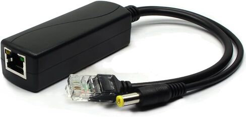 ANVISION Active 48V to 12V PoE Splitter Adapter, IEEE 802.3af Compliant 10/100Mbps, DC 12V Output in Saudi Arabia
