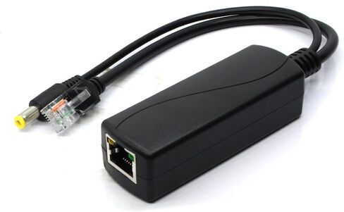 ANVISION Active 48V to 12V PoE Splitter Adapter, IEEE 802.3af Compliant 10/100Mbps, DC 12V Output in Saudi Arabia