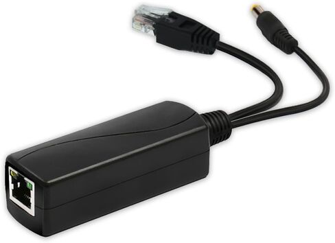 ANVISION Active 48V to 12V PoE Splitter Adapter, IEEE 802.3af Compliant 10/100Mbps, DC 12V Output in Saudi Arabia