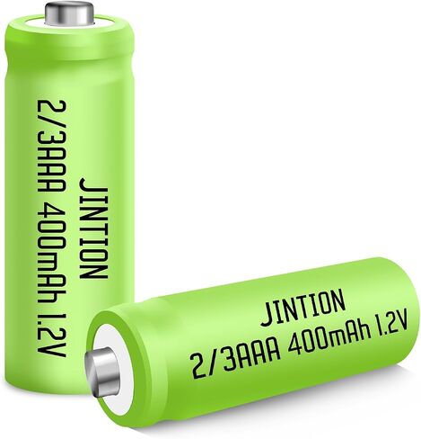 JINTION NIMH 2/3AAA Rechargeable 2/3 AAA Batteries 1.2V 400mAh Rechargeable Battery Batteries Button Top 5 Pack(They are not AAA Size Batteries) in Saudi Arabia