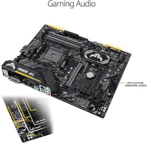 ASUS TUF X470-Plus Gaming AMD Ryzen 2 AM4 DDR4 HDMI DVI M.2 ATX Motherboard in Saudi Arabia