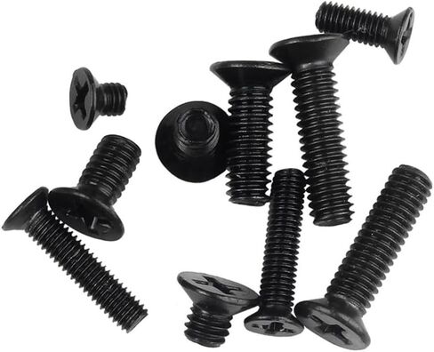 CREAP 250 قطعة/500 قطعة M2 M2.5 M3 KM برغي برأس مسطح لأجهزة الكمبيوتر المحمول مجموعة براغي للكمبيوتر المحمول الصغير (اللون: 250 قطعة) in Kuwait