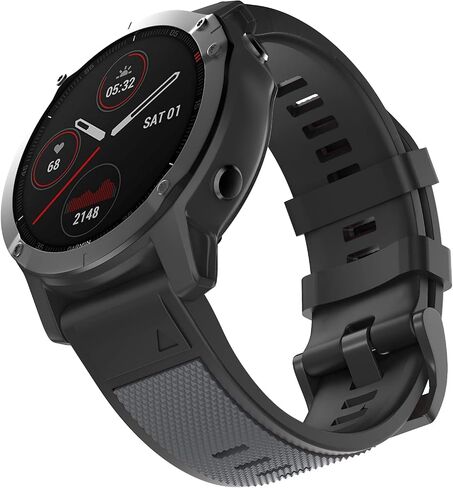 OVERSTEP Compatible with Fenix 5 Watch Band for Garmin Fenix 5 Plus/Fenix 6/Fenix 6 Pro/Fenix 7/Forerunner 935/Forerunner 945/Approach S62/Quatix 5, Green in Saudi Arabia