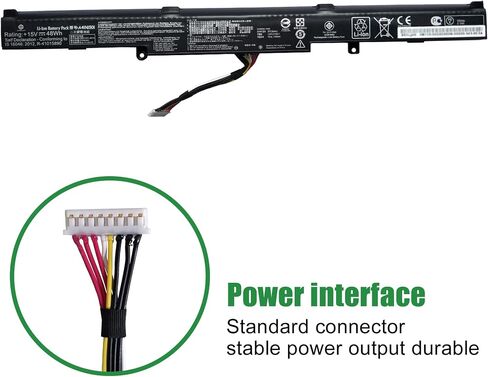 JIAZIJIA A41N1501 استبدال البطارية لـ Asus Rog G752VW GL752 GL752V GL752VLM GL752VW GL752VWM N552V N552VW N552VX N752 N752V N752VW N752VX Series A41LK9H 15V 48Wh 3100mAh 4- خلية in Saudi Arabia