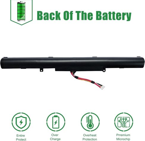 JIAZIJIA A41N1501 استبدال البطارية لـ Asus Rog G752VW GL752 GL752V GL752VLM GL752VW GL752VWM N552V N552VW N552VX N752 N752V N752VW N752VX Series A41LK9H 15V 48Wh 3100mAh 4- خلية in Saudi Arabia