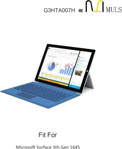 MULS G3HTA003H Replacement Battery for Microsoft Surface 3 Gen Model 1645 Tablet G3HTA004H G3HTA007H Installation Tools 3.78V 7270mAh 27.5Wh in Saudi Arabia