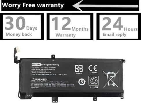 ENHONGFENG MB04XL Battery for HP Envy X360 Convertible M6-AQ000 M6-AQ105DX M6-AQ003DX M6-AQ103DX M6-AR004DX M6-AQ105DX 15-AQ 15-AQ005NA AQ101NG AQ015NR AQ273CL AQ173CL 15t-AQ200 843538-541 844204-850 in Saudi Arabia