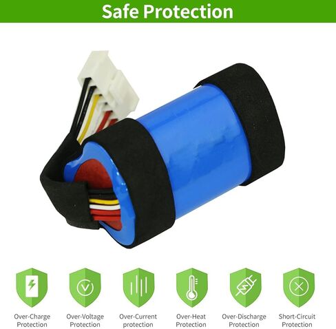 Palowextra 3.7V 10200mAh Battery Replacement for JBL Charge 4, Charge 4J, JBLCHARGE4BLUAM Speaker,1INR19/66-3, ID998, SUN-INTE-118 in Saudi Arabia