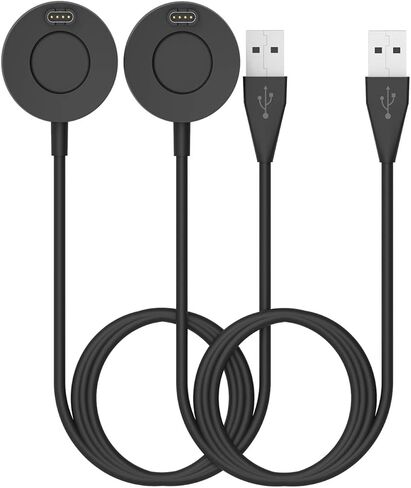 Charger Compatible for Garmin Fenix 5/5S/5X, Fenix 6/6S/6X, Fenix 7/7S/7X, Fenix 8 Charger Charging Stand, Charging Dock Station Cradle Holder with 1m USB Cable for Vivoactive 3/4/5/6 Smartwatch in Kuwait