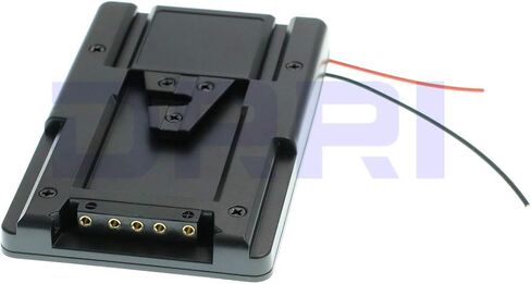 DRRI Anton Bauer Gold Mount to V Mount محول البطارية لوحة محول مع مخرج D-Tap لكاميرا الفيديو باناسونيك DSLR (S-GP-A) in Kuwait