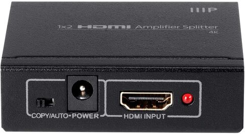 Monoprice Blackbird 4K 1x2 HDMI Amplifier Splitter |48-bit Deep Color, 3D Video Support (Compatible with PS4/5 Xbox Apple TV Fire Stick Roku Blu-Ray Player) in Saudi Arabia