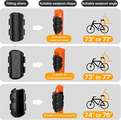 TUSITA Bike Seat Post Mount Compatible with Garmin Varia RCT715 - Round,D Shaped,Aero Seat Post Compatibility in Kuwait