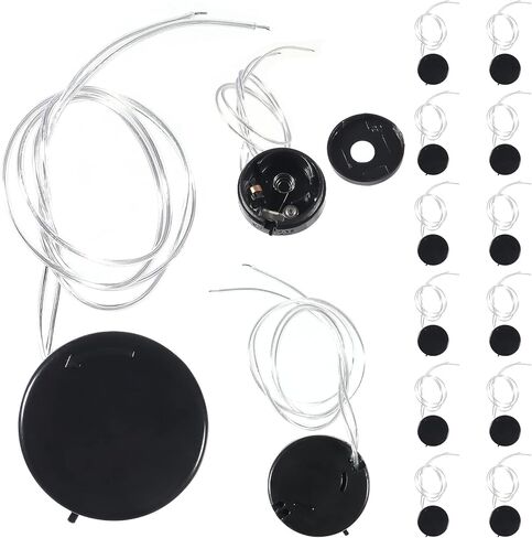 Coliao 15pcs cr2032 Battery Holder Coin Cell Holder, 6V CR2032 Battery Holder with On/Off Switch, 2 x 3V CR2032 Button Cell Battery Holder with Wires in Saudi Arabia