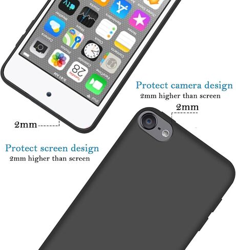 Custom Phone Case for iPod Touch 5/6/7,Customized Personalized Multi-Picture Collage Photos Cover Anti-Scratch Shock-Resistant Soft Protective TPU Phone Case in Saudi Arabia