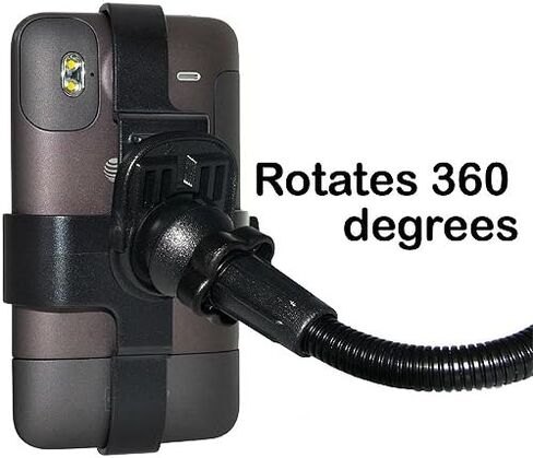 حامل السيارة Amzer Gooseneck مقاس 13 بوصة لهاتف HTC Inspire 4G - أسود in Kuwait