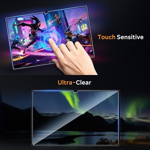 واقي شاشة AACL لهاتف Samsung Galaxy Tab S9 Ultra مقاس 14.6 بوصة، واقي شاشة لجهاز Tab S9 Ultra/Tab S8 Ultra، [سهل التركيب] [مضاد للخدش] [عبوة من قطعتين] in Kuwait