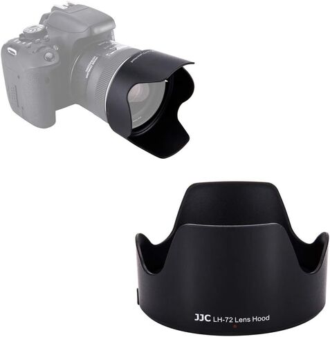 JJC EW-72 EF 35mm Reversible Dedicated Lens Hood Shade for Canon EF 35mm f/2 is USM Lens, Replace Canon EW-72 Lens Hood in Saudi Arabia