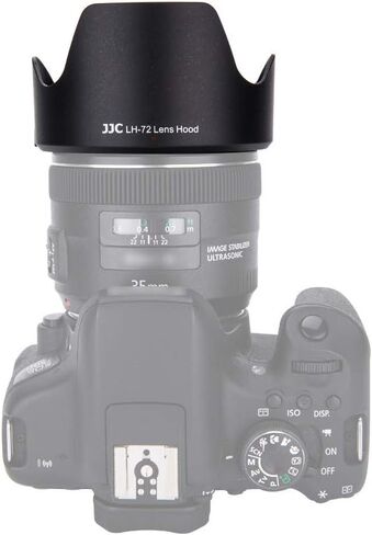 JJC EW-72 EF 35mm Reversible Dedicated Lens Hood Shade for Canon EF 35mm f/2 is USM Lens, Replace Canon EW-72 Lens Hood in Saudi Arabia