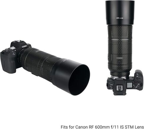 JJC Lens Hood for Canon RF 85mm f/2 Macro is STM Lens, Replaces ET-77 Hood | Reversible, Supports 67mm Filter/Lens Cap, Reduces Lens Flare & Anti-Scratches, Durable ABS in Saudi Arabia
