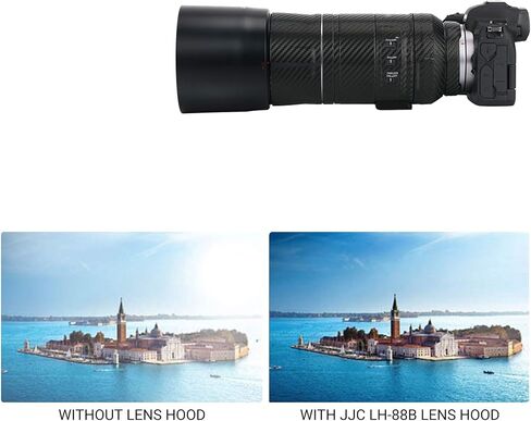 JJC Lens Hood for Canon RF 85mm f/2 Macro is STM Lens, Replaces ET-77 Hood | Reversible, Supports 67mm Filter/Lens Cap, Reduces Lens Flare & Anti-Scratches, Durable ABS in Saudi Arabia