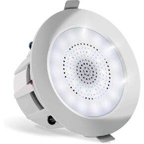 Pyle 4" Pair of Bluetooth Flush Mount In-wall In-ceiling 2-Way Home Speaker System Built-in LED Lights Aluminum Housing Spring Clips Polypropylene Cone & Tweeter 2 Ch Amplifier 160 Watts (PDICBTL4) in Kuwait