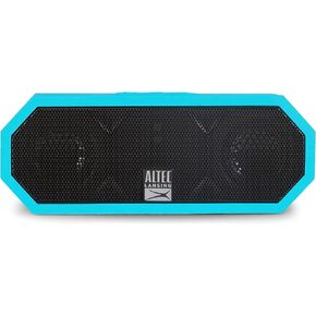 Altec Lansing Jacket H2O 2 - Waterproof Bluetooth Speaker with 3.5mm Aux Port, IP67 Certified & Floats in Water, Compact & Portable Speaker for Travel & Outdoor Use, 8 Hour Playtime