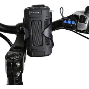 – Wireless Waterproof Portable Bluetooth 5.0 Speaker with Bike Mount & Remote – Premium Sound Quality & Loud 8W Mini Speaker – 10 Hours of Playtime (Black) in Saudi Arabia