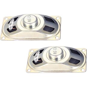 uxcell 5W 8 Ohm DIY Speaker Replacement Loudspeaker 40mmx70mm 2pcs