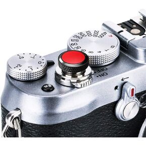 Soft Camera Shutter Release Button Cap for Fujifilm X-T30 III X-M5 X Half X100VI X-T30II X-T20 X-T10 XE5 XE4 X-T4 XT3 XPro3 XPro2 X100V X100F X100T X100S for Sony RX10 IV III RX1RII RX1R RX1 Black+Red in Saudi Arabia